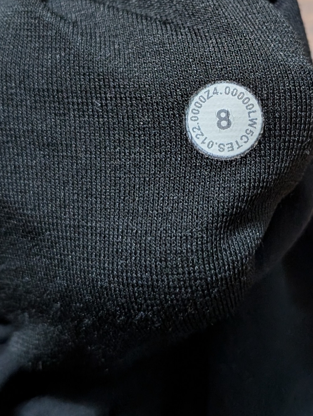 Lululemon Womens Leggings Run Yoga Black Align High Rise 28" Size 8 (W5CTES) - Picture 6 of 6